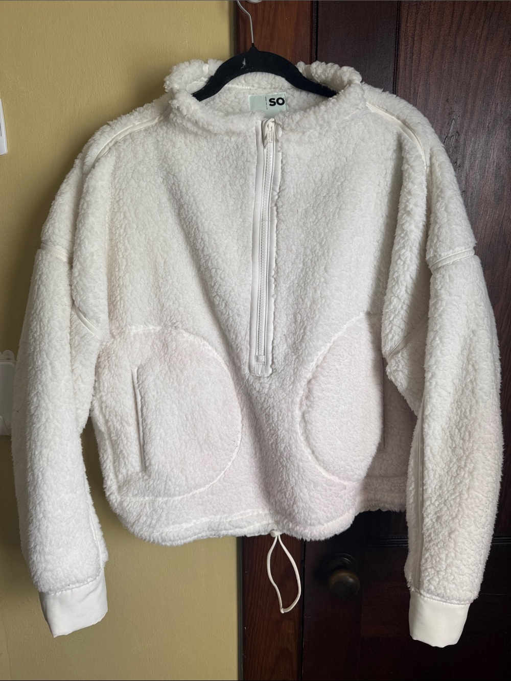 SO Cream Sherpa Lined Jacket